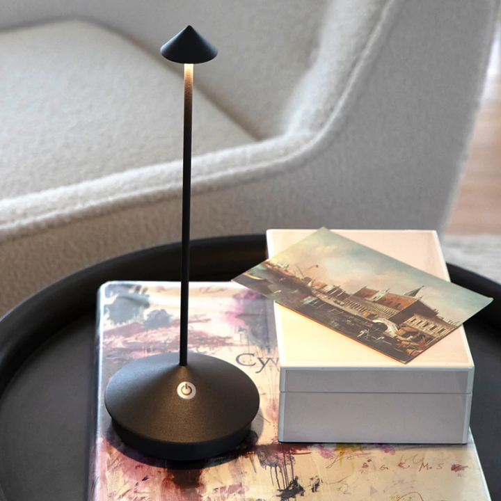 Minimalist LED Table Lamp | Waterproof & Dimmable Cordless Lighting