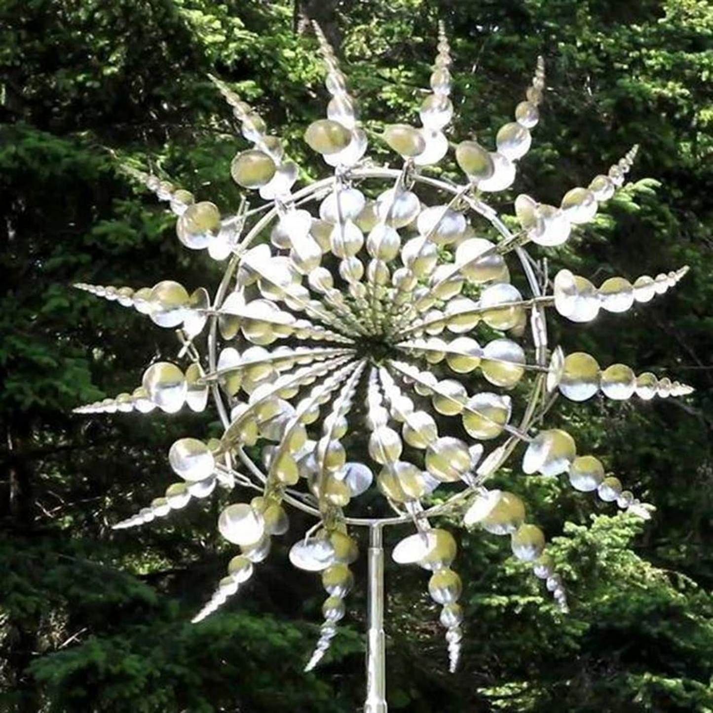 Kinetic Magical Metal Windmill Spinner