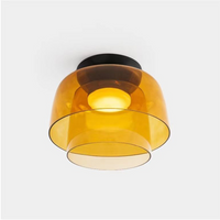 Scandinavian Designer Creative Personality Medieval Glass Ceiling Lamp