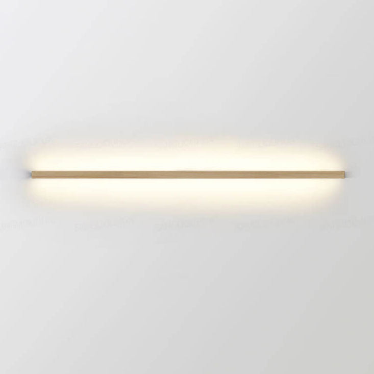 Japanese Minimalist Wood Strip LED Wall Sconce Lamp