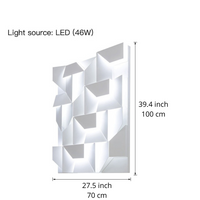 Geometrische Wandwandlampe