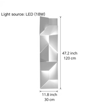 Geometrische Wandwandlampe