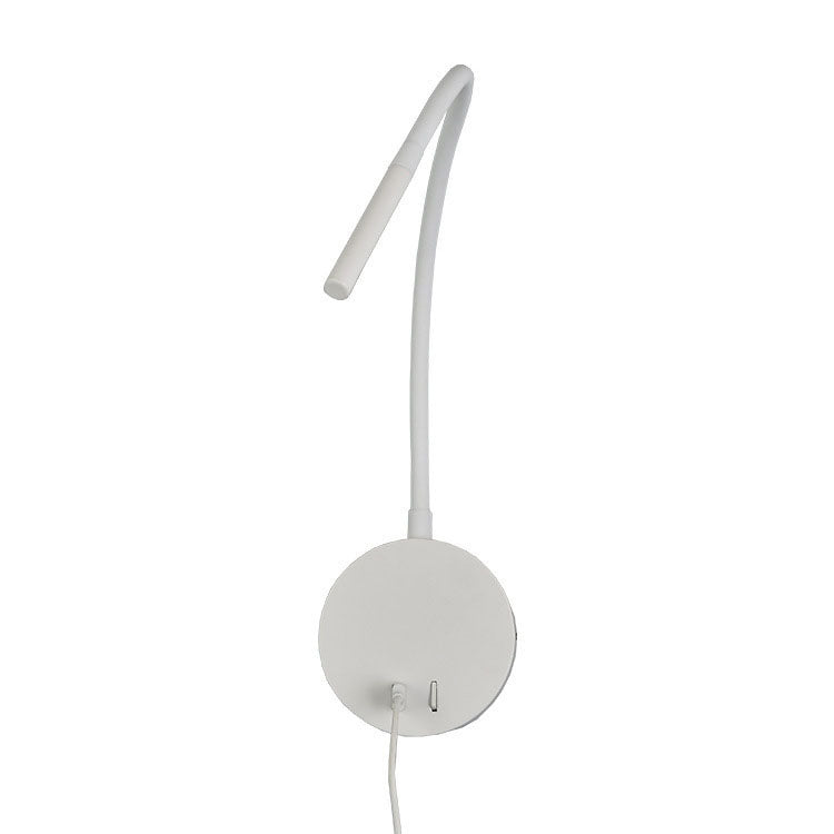 Minimalistische USB wiederaufladbare Silikon Spotlight LED Lesewandleuchte Lampe 