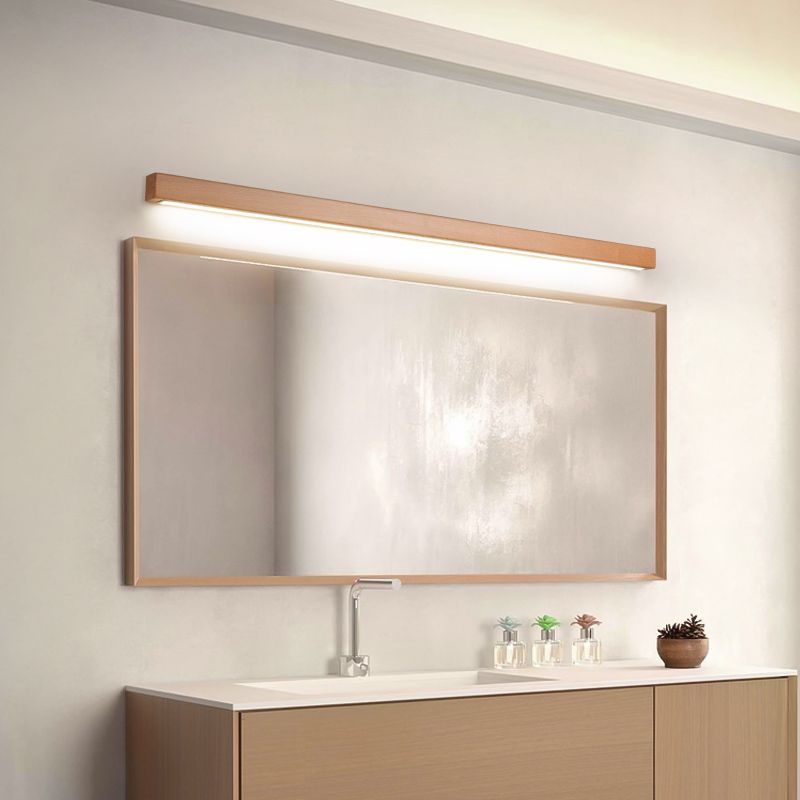 Linear Mirror Front Vanity Wall Lamp