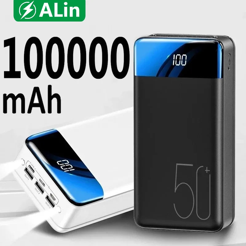 100000mAh High-Capacity Power Bank | Ultra Fast Charging