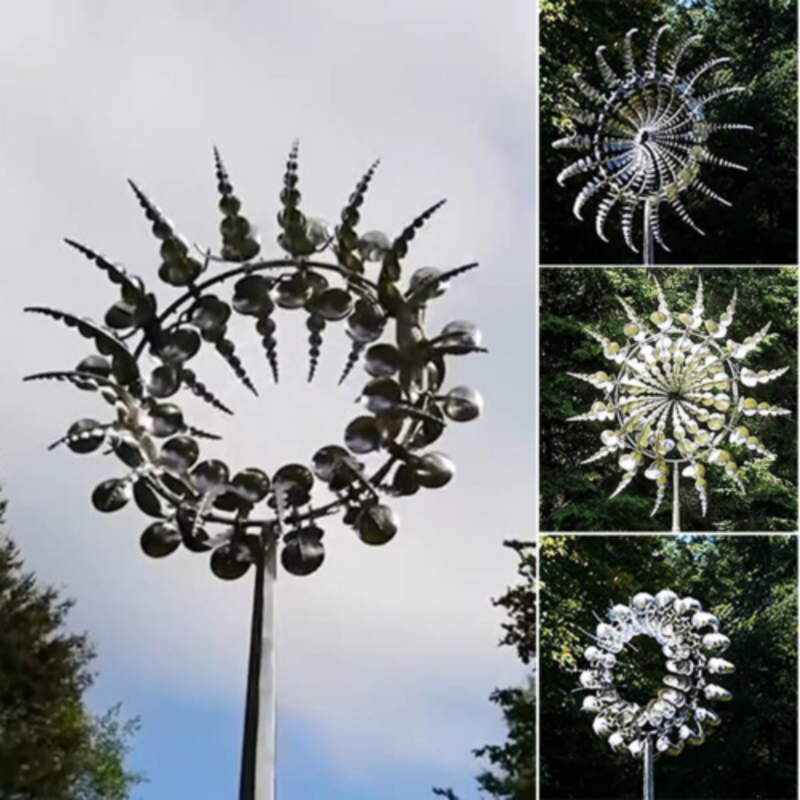 Kinetic Magical Metal Windmill Spinner