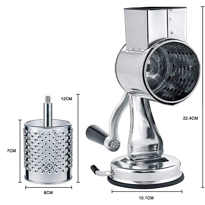 Multi-Functional Kitchen Rotary Food Grater/Shredder/Slicer