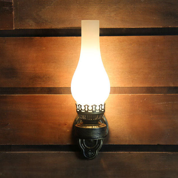 Vintage Kerosin Wandlampe