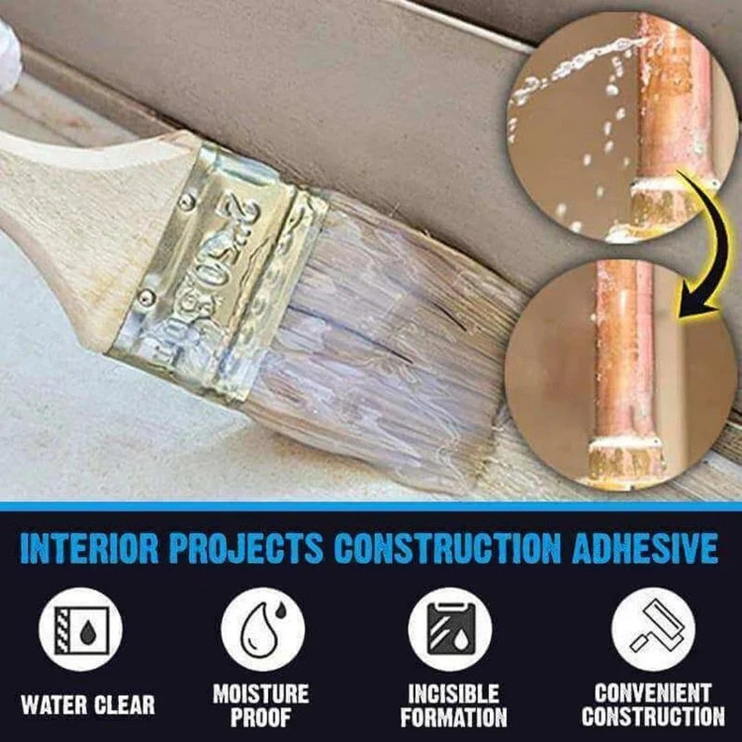 All-Purpose Waterproof Insulating Sealant with Free Application Brush