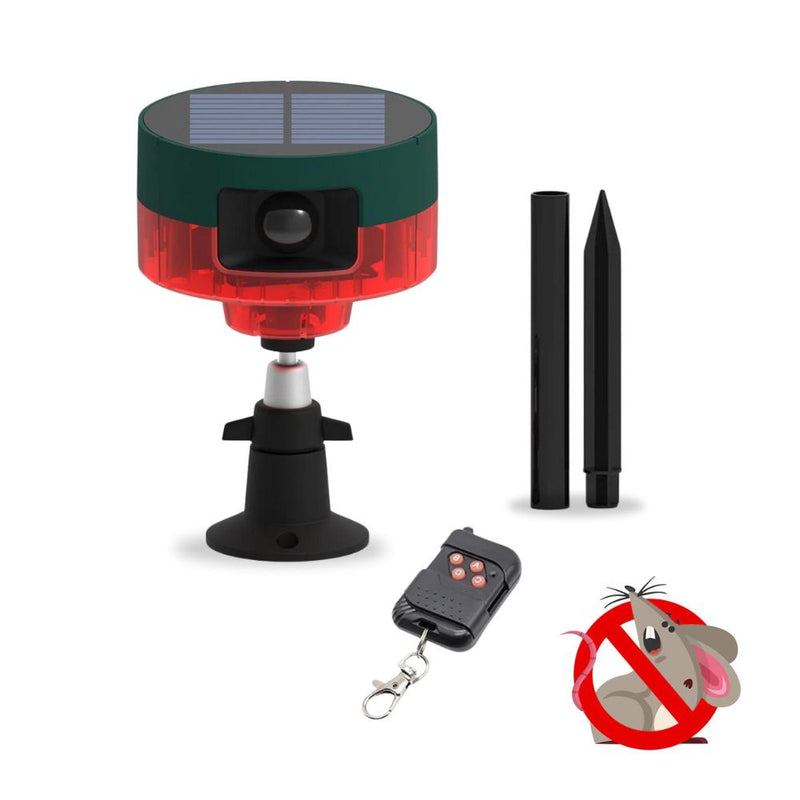 Solar Strobe Light Motion-Activated Mouse Repeller