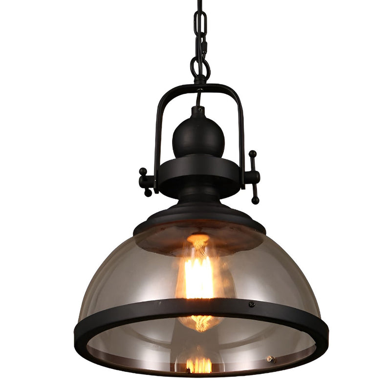 Vintage Glass Iron Retro Industrial Chandeliers | Hanging Ceiling Lights