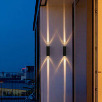 Modern Waterproof Rectangular LED Outdoor Wall Sconce Lamp