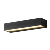 Simple Strip Waterproof LED Black Modern Outdoor Wall Washer Light