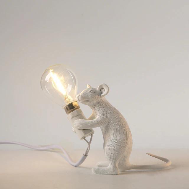 Resin Mice Lamp