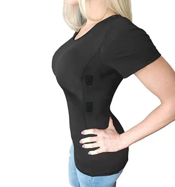 Concealed Leather Holster T-Shirt for Men & Women