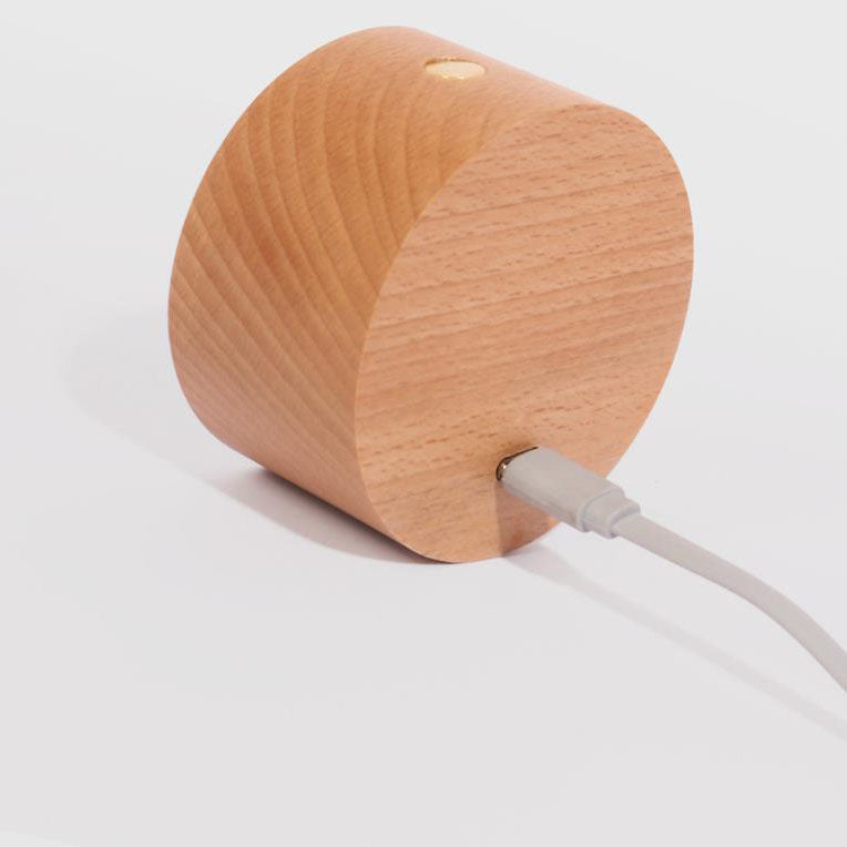 Minimalistische Holz USB wiederaufladbare Touch magnetische LED Nacht Wandleuchte Lampe Licht