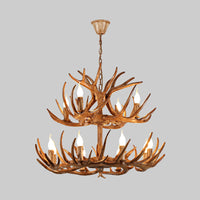 Antler Shape Resin Chandelier Light