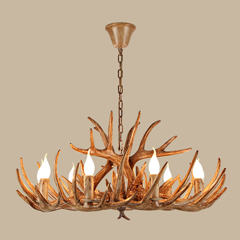 Antler Shape Resin Chandelier Light