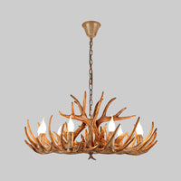 Antler Shape Resin Chandelier Light