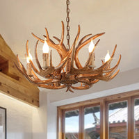 Antler Shape Resin Chandelier Light