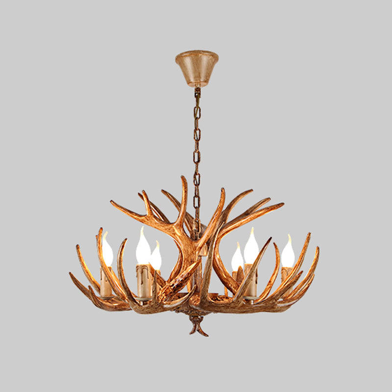 Antler Shape Resin Chandelier Light