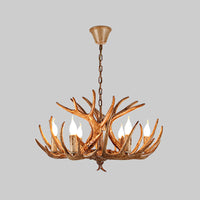 Antler Shape Resin Chandelier Light