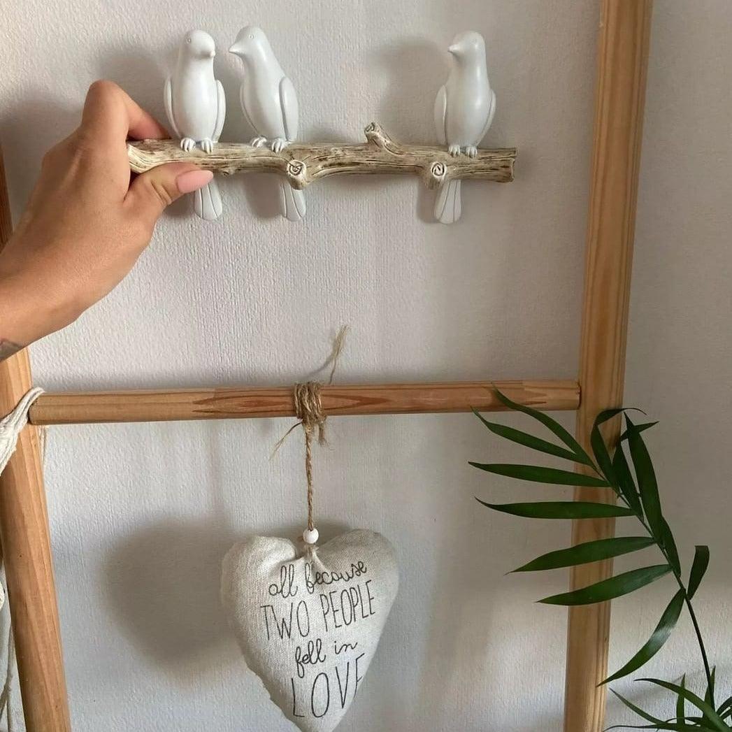 Singing Birds Decorative Resin Hanger