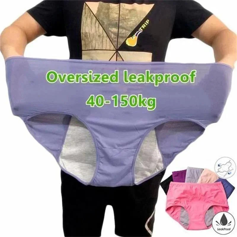 High Waist Leak Proof Panties (Plus Sizes)