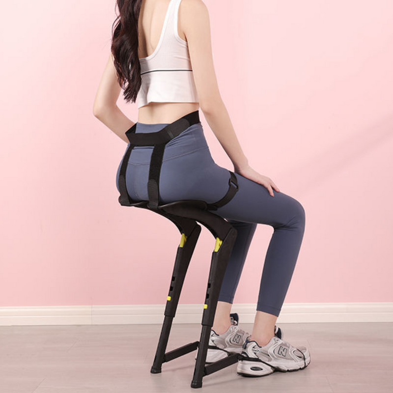 Portable Wearable Exoskeleton Folding Chair for Outdoor Sports