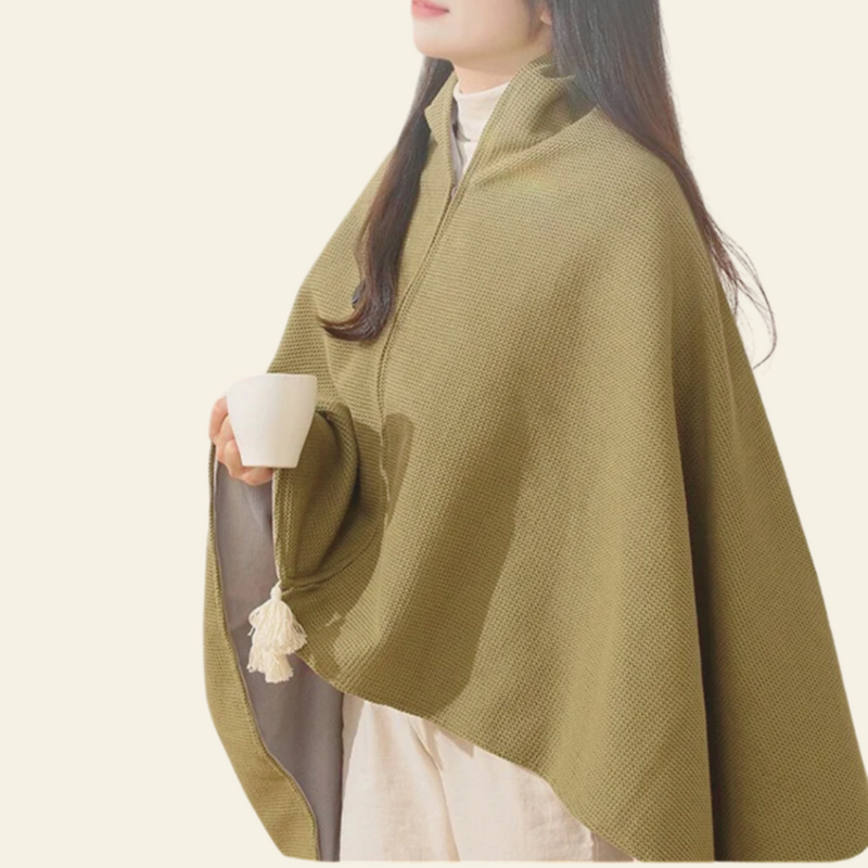 USB Heated Cape – Washable & Adjustable