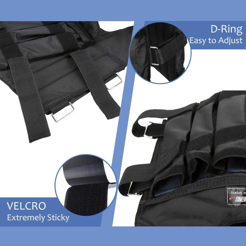 30KG Adjustable Exercise Loading Weight Vest