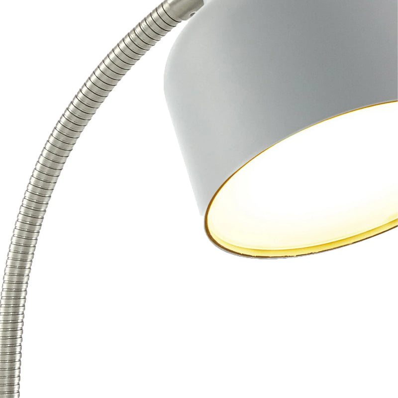 LED Desk Lamp with Catch-All Base & AC Outlet