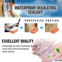 All-Purpose Waterproof Insulating Sealant with Free Application Brush