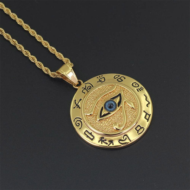 Halskette mit Schutzanhänger „Auge des Horus“