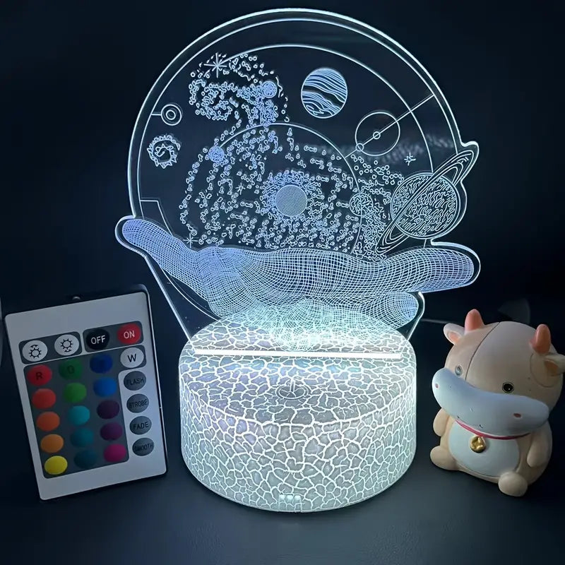 3D Optical Illusion Handheld Universe Lamp