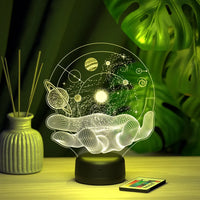 3D Optical Illusion Handheld Universe Lamp