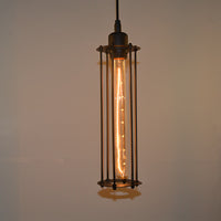 Retro LED Black Iron Industrial Pendant Light