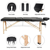 84" Professional 3-Fold Adjustable Massage Table