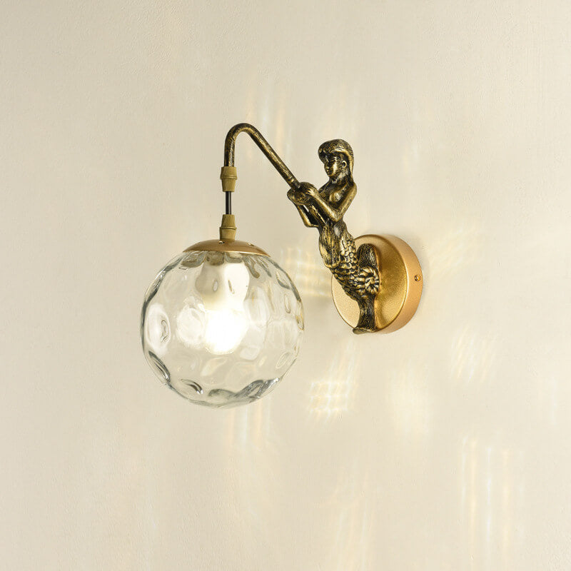 Vintage Mermaid Light Wall Sconce Lamp