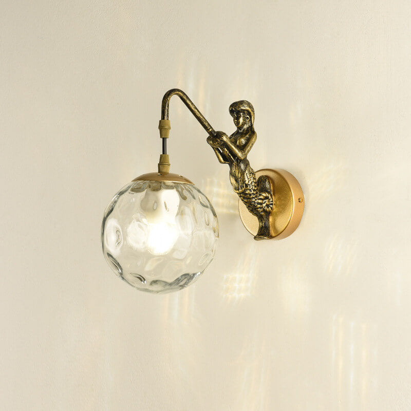 Vintage Meerjungfrau Licht Wandleuchte Lampe 