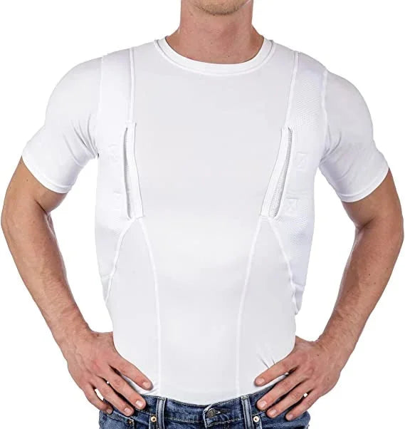 Concealed Leather Holster T-Shirt for Men & Women