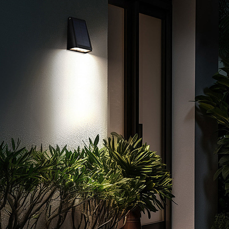 90° Adjustable Smart LED Waterproof Black Contemporary Solar Wall Lights