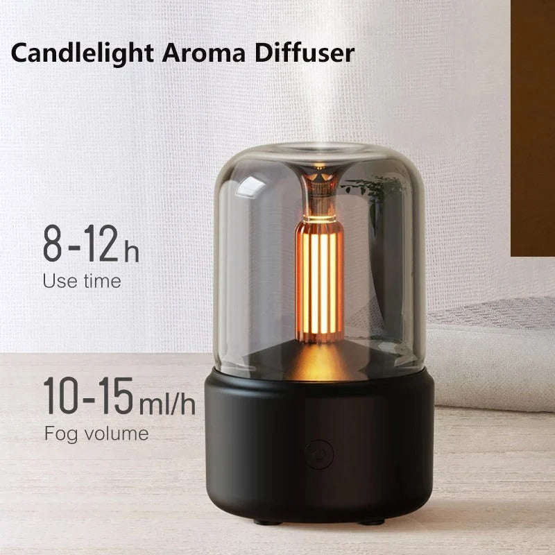 Ultrasonic Essential Oil Aroma Diffuser with LED Light