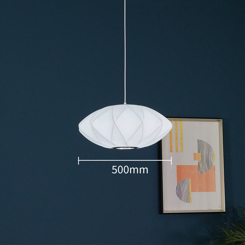 Minimalist White Bubble Hanging Pendant Light