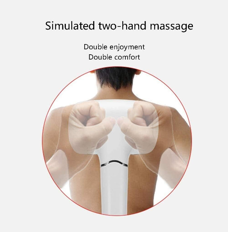 Handgeführtes Tiefengewebe-Massagegerät mit Doppelkopf