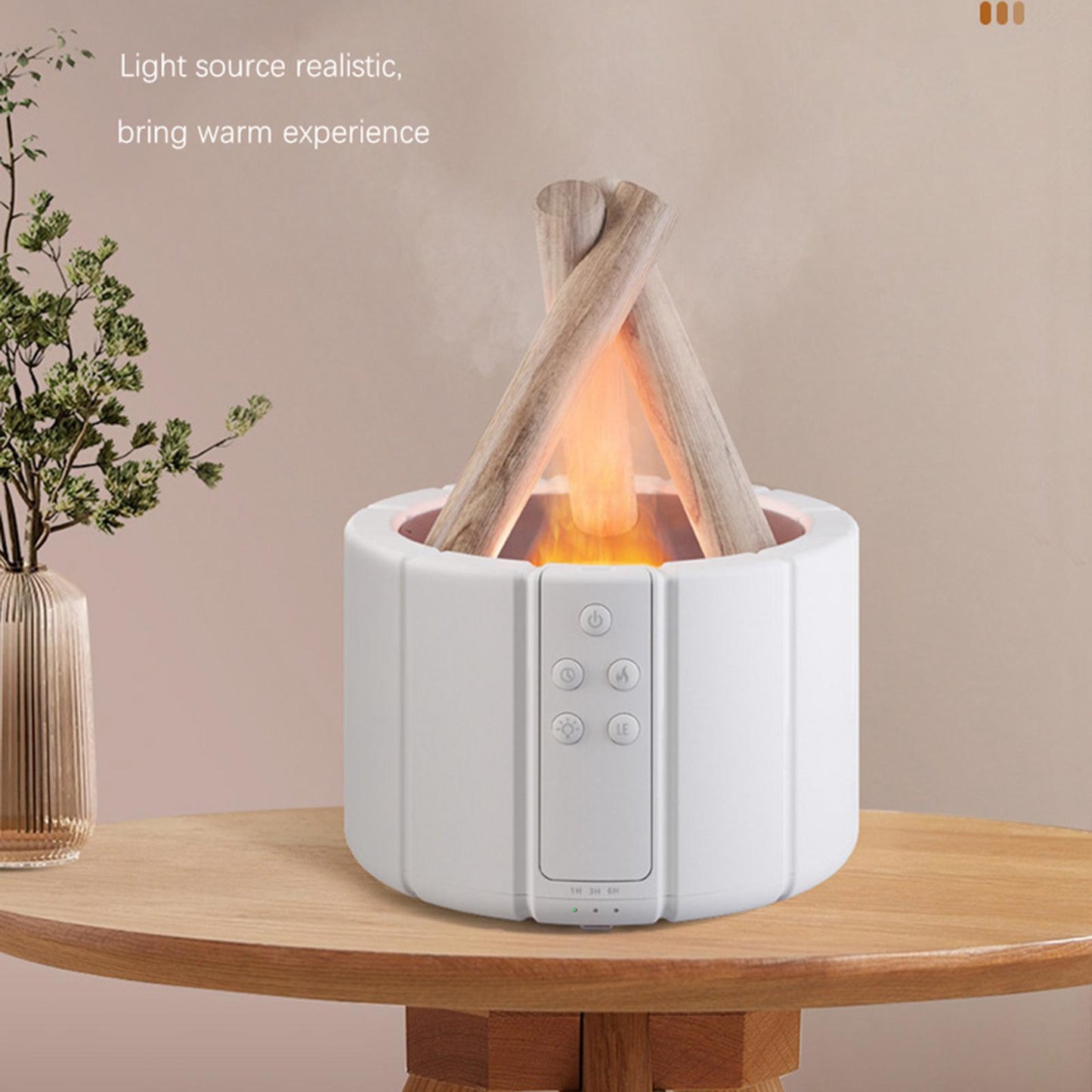 Log Fire Essential Oil Diffuser