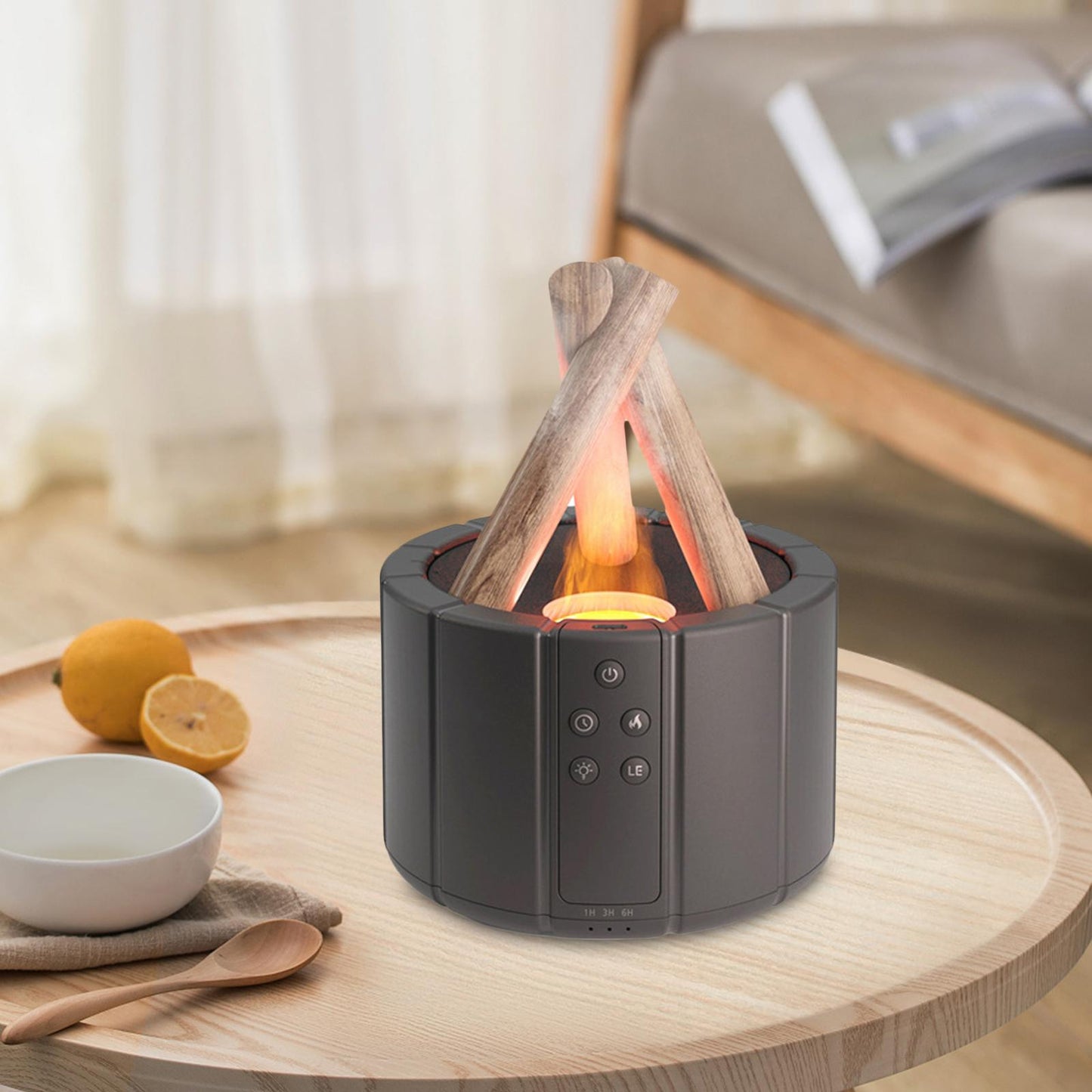 Log Fire Essential Oil Diffuser