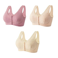 Design for Senior Front Closure Cotton Bra for Seniors