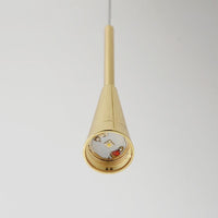 Teardrop Gold Pendelleuchte Kristall Metall Schlafzimmer 