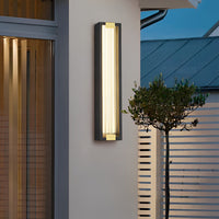 Waterproof LED Rectangular Modern Porch Light Wall Sconce